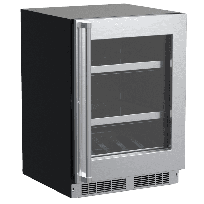 24-In Professional Built-In Beverage Center With Reversible Hinge