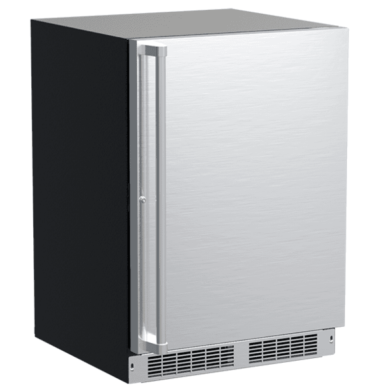 24-In Professional Built-In Refrigerator Freezer With Crescent Ice Maker
