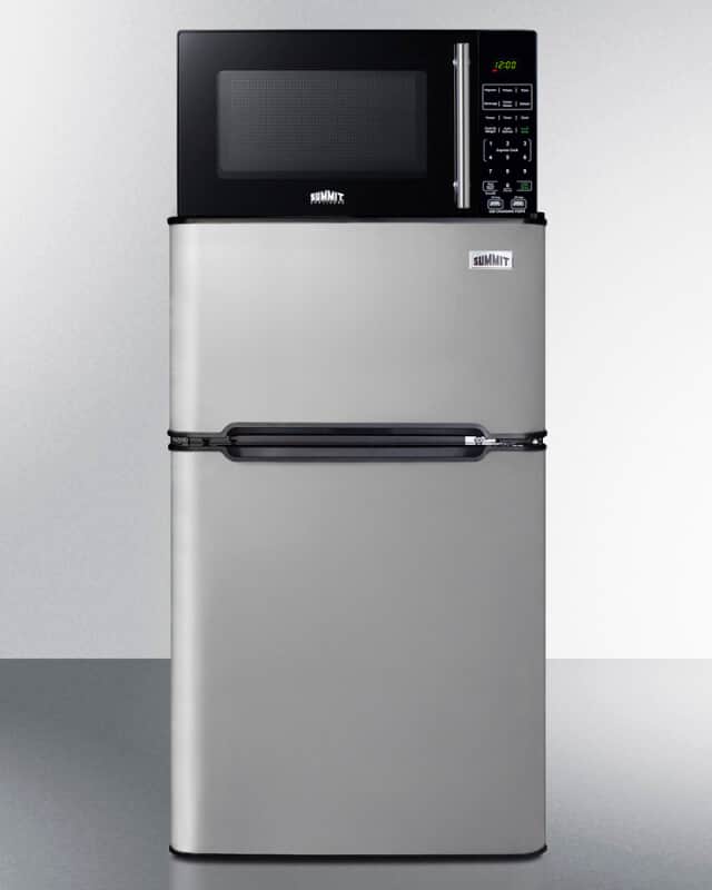 Microwave/Refrigerator-Freezer Combination with Allocator