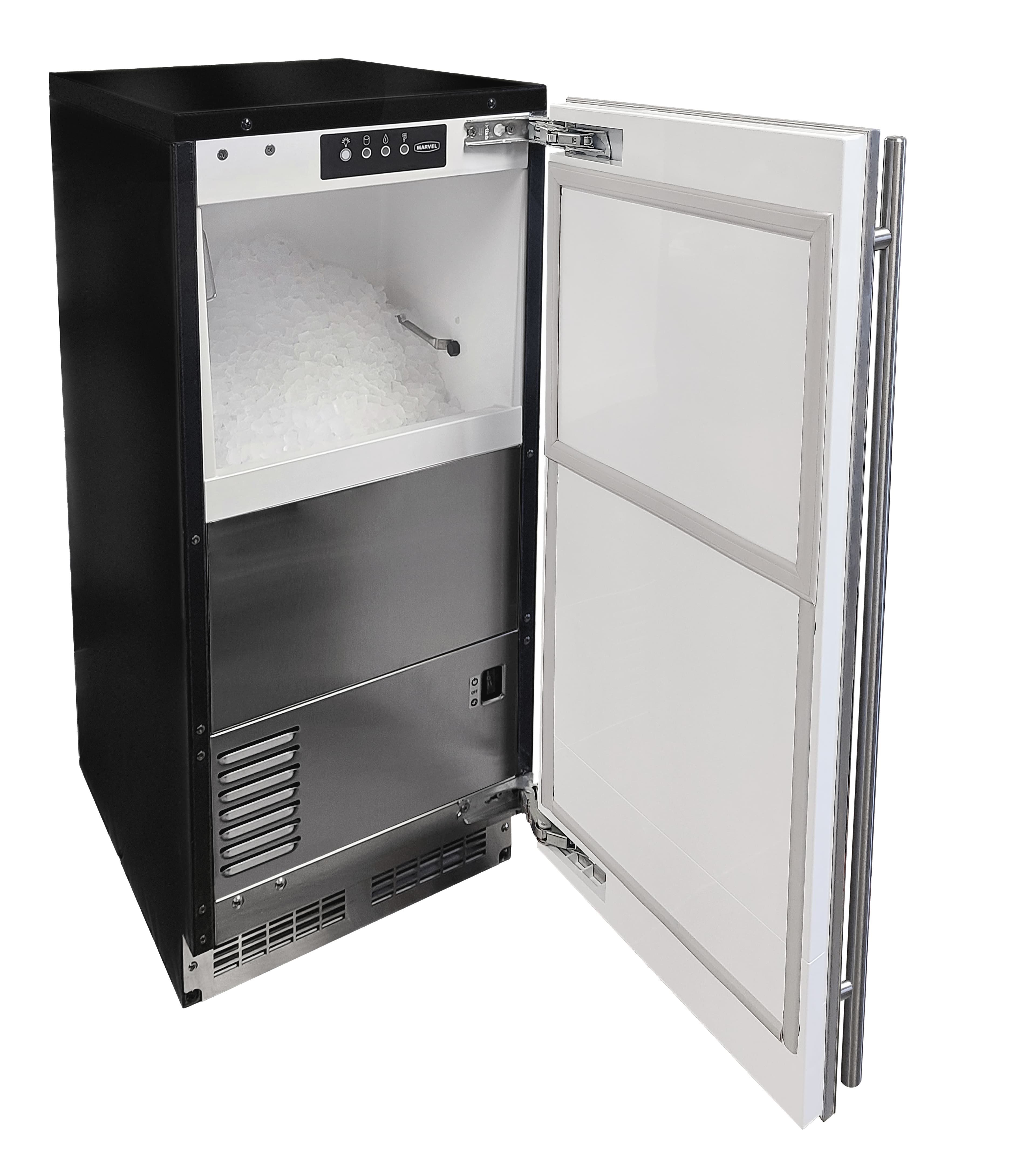 15 inch Nugget Ice Machine - STAINLESS STEEL