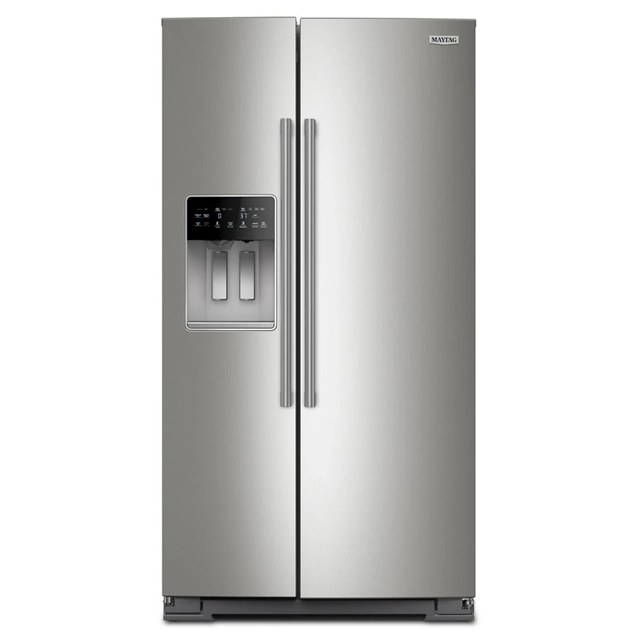 36-inch Wide Full-Depth Side-by-Side Refrigerator with Arctic Blue Interior - 28.7 Cu. Ft.