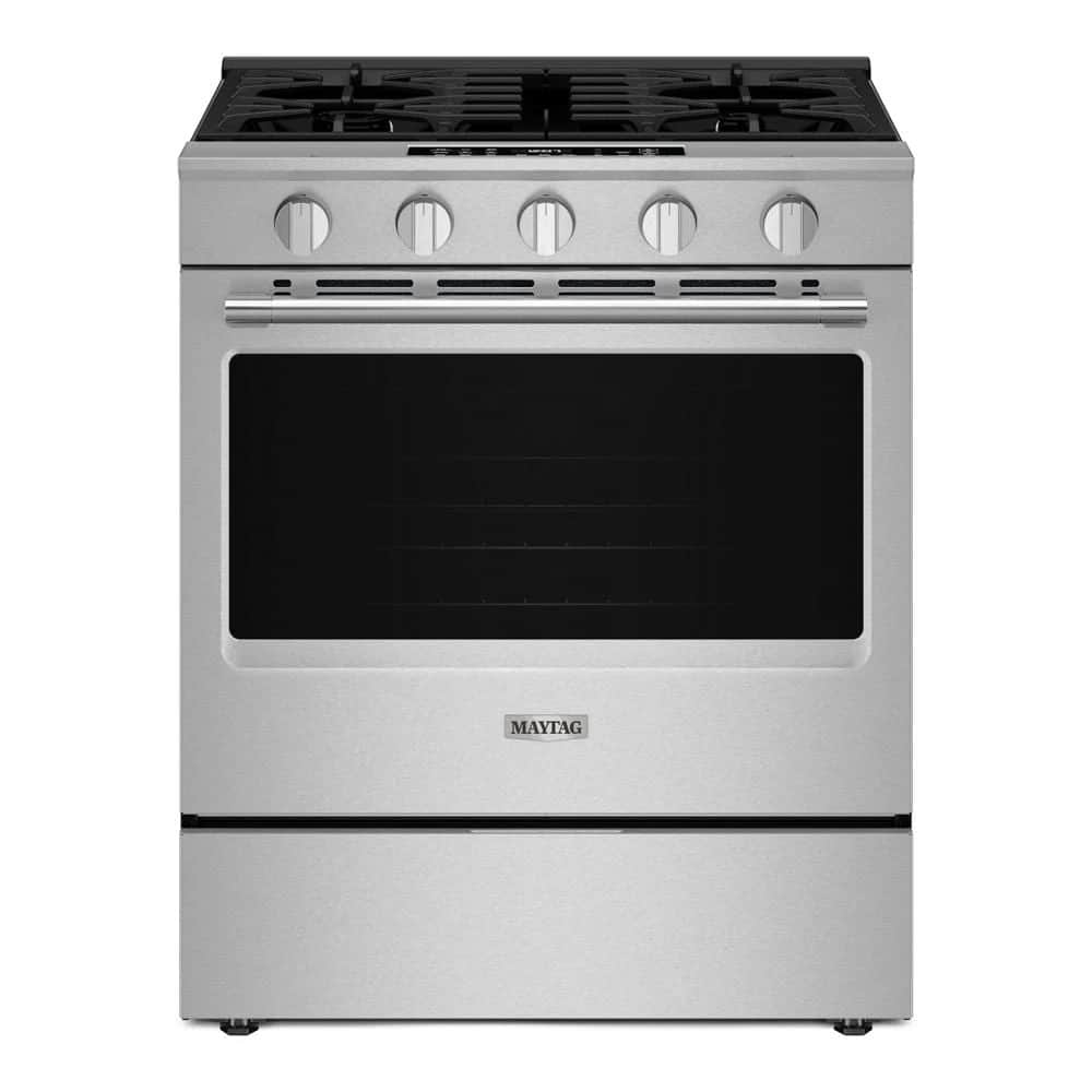 30-Inch Wide Slide-In Gas Range with Grill Mode and No Preheat Air Fry - 5.0 Cu. Ft.