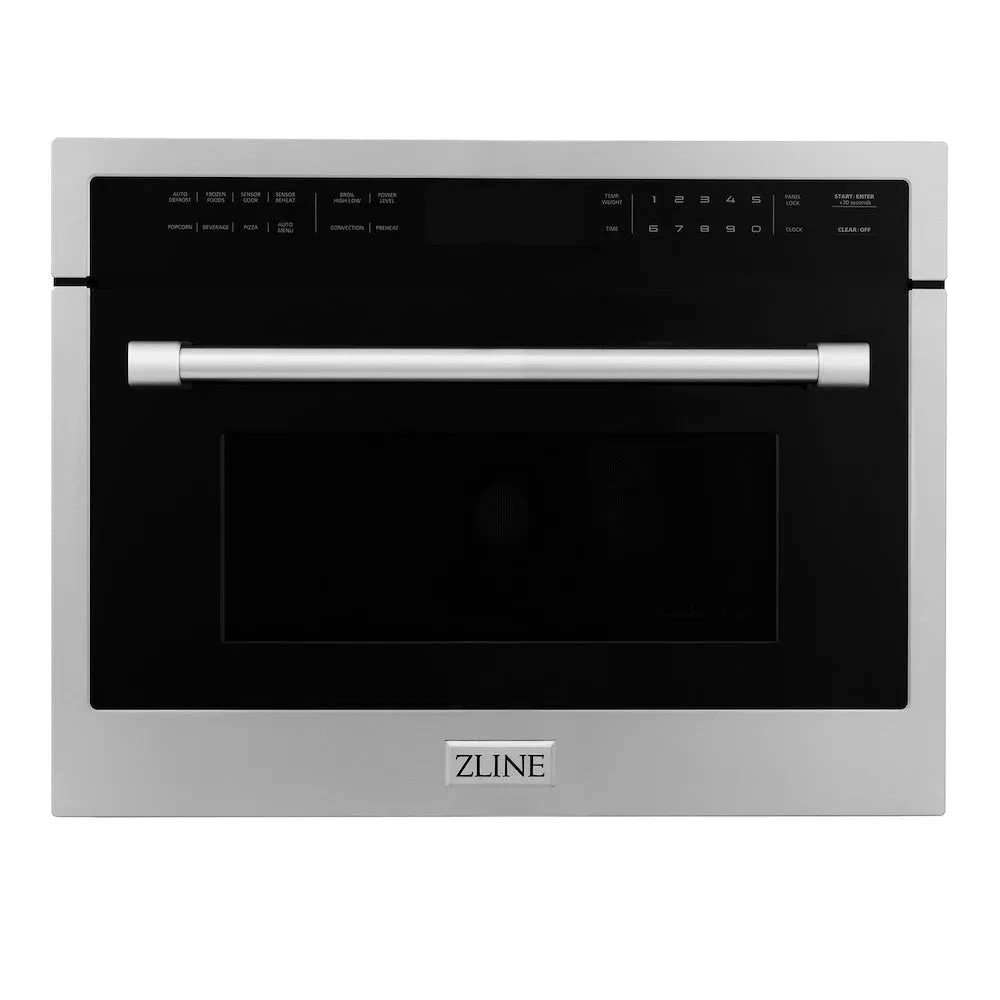 24 In. 1.6 Cu. Ft. Built-in Convection Microwave Oven In Stainless Steel With Speed And Sensor Cooking