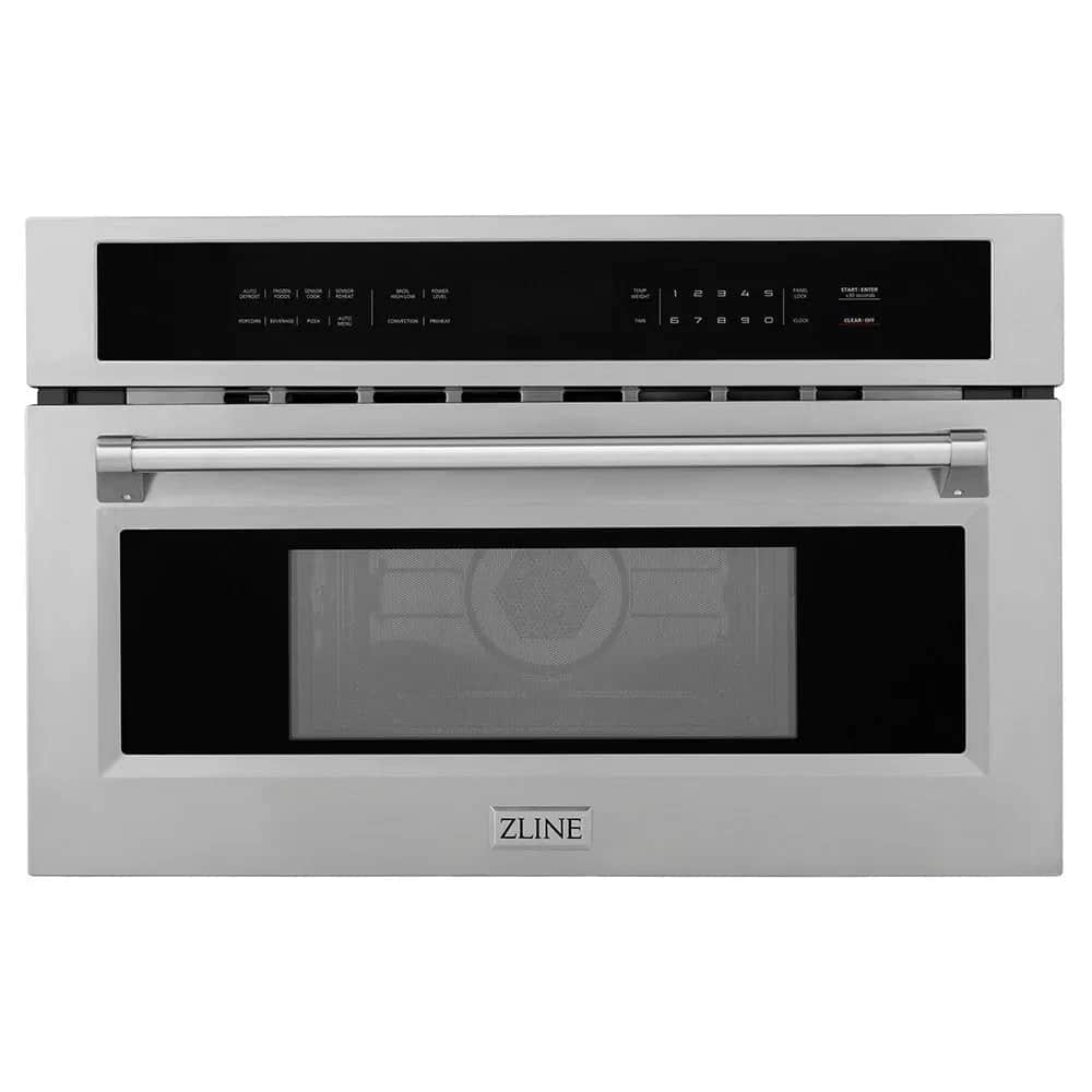 30 In. 1.6 Cu. Ft. Built-in Convection Microwave Oven In Stainless Steel With Speed And Sensor Cooking