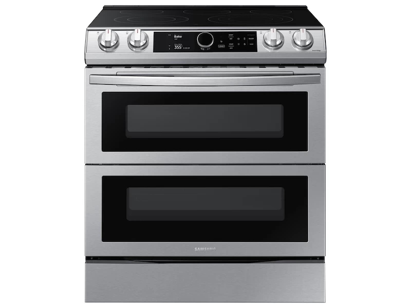 6.3 cu ft. Smart Slide-in Electric Range with Smart Dial, Air Fry, & Flex Duo