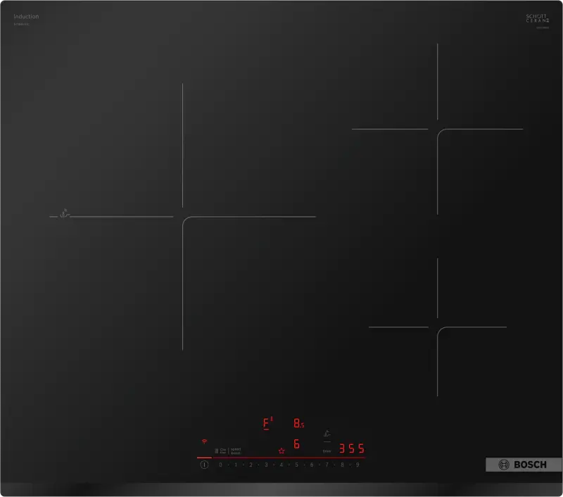 800 Series Induction Cooktop 24" Without Frame