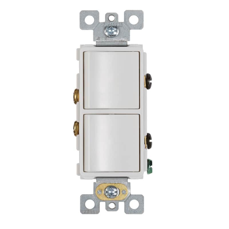 Broan-NuTone 2-Rocker Switch, White