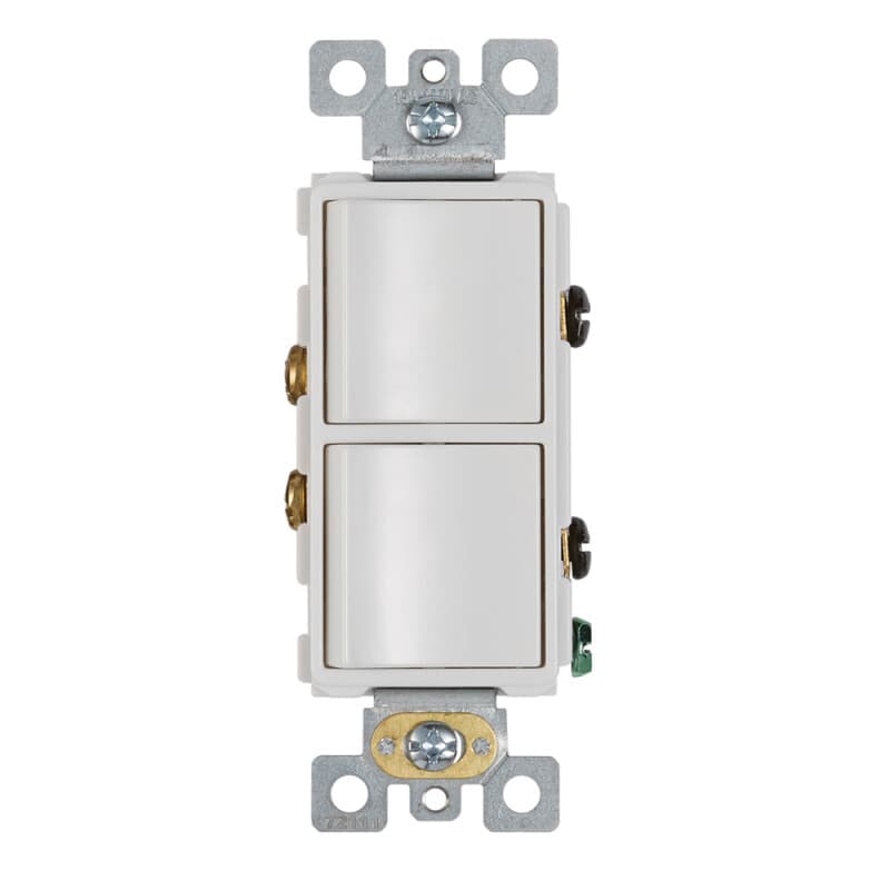 Broan-NuTone 2-Rocker Switch, White