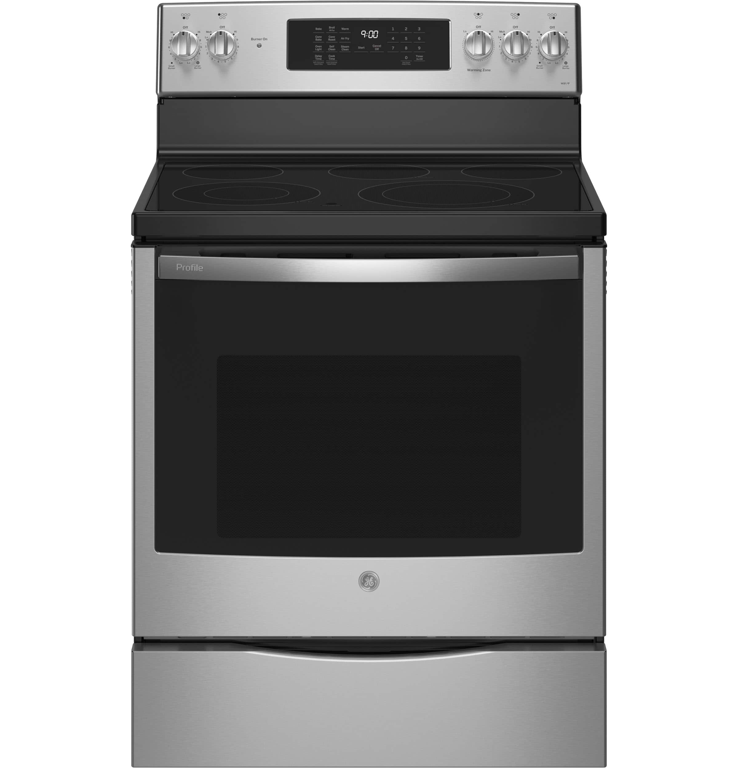30" Smart Free-Standing Electric Convection Fingerprint Resistant Range with No Preheat Air Fry
