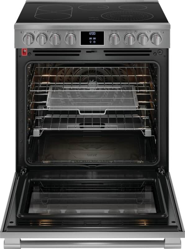 30” Electric Range with No Preheat + Air Fry, Includes Air Fry Tray