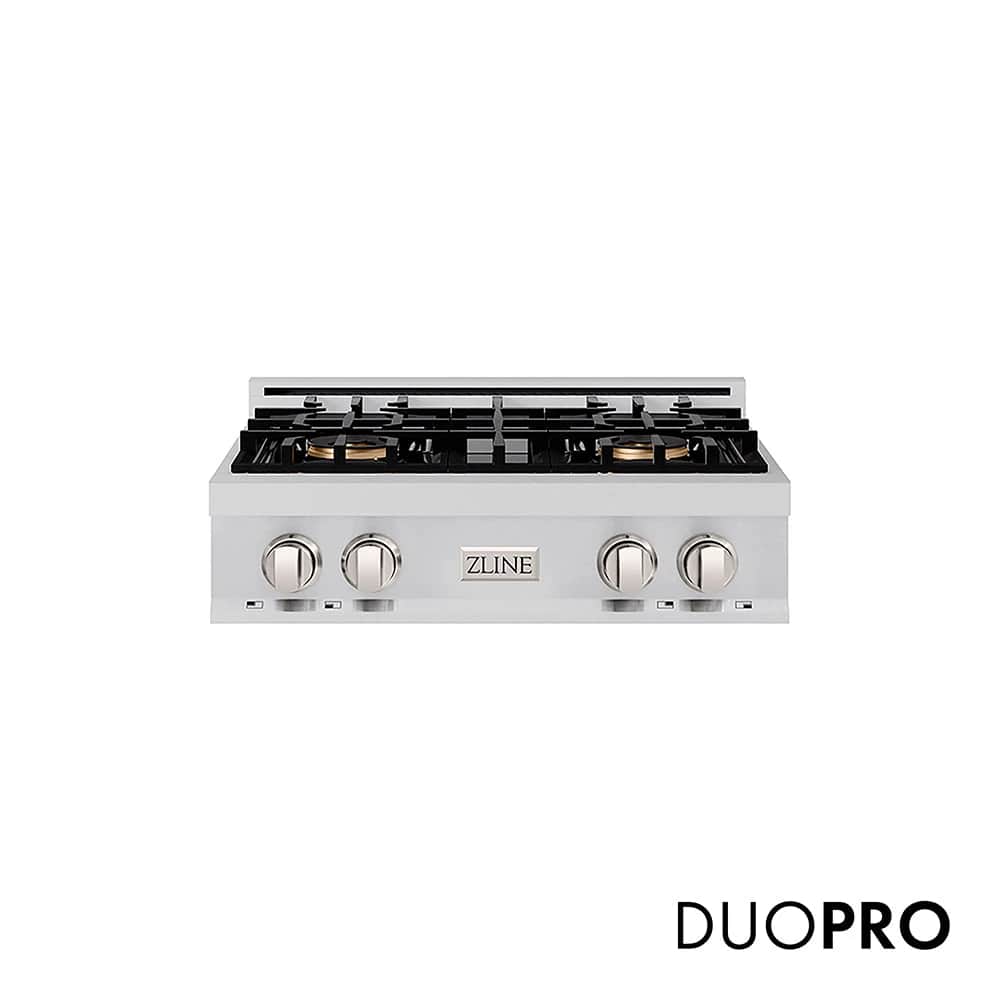 30 In. Classic Gas Rangetop With 4 Burner Duopro™ Cooktop In Stainless Steel