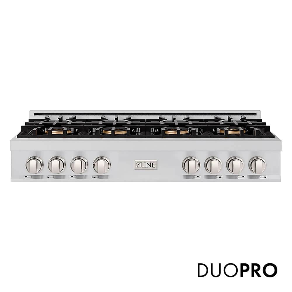 48 In. Classic Gas Rangetop With 8 Burner Duopro™ Cooktop In Stainless Steel