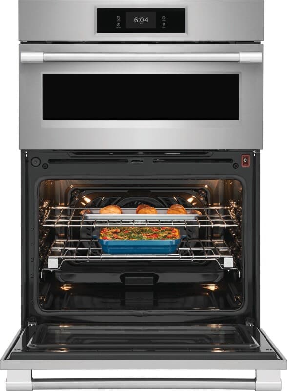 30" Electric Wall Oven and Microwave Combination with No Preheat + Air Fry
