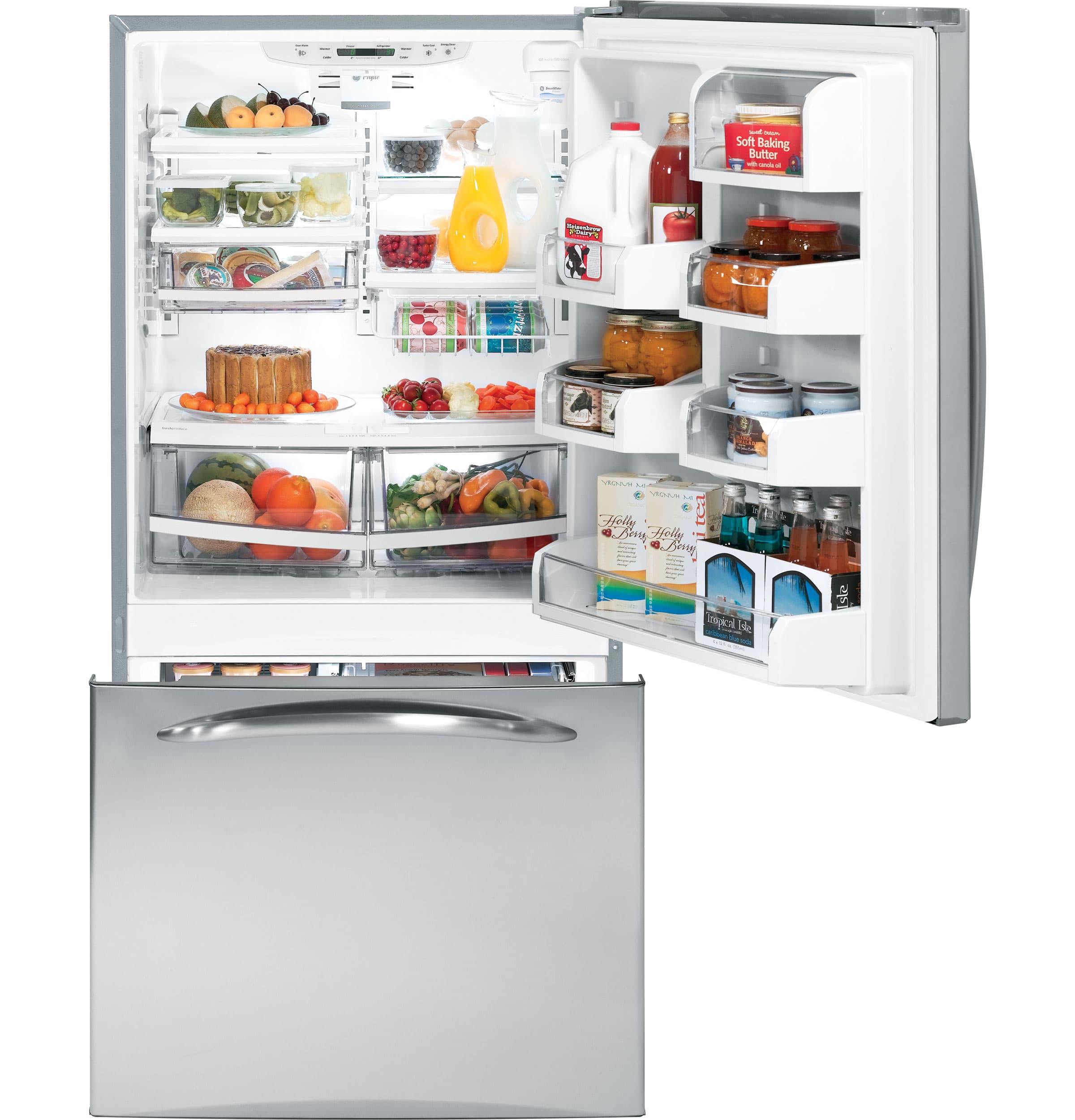 20.0 Cu. Ft. Bottom-Freezer Drawer Refrigerator