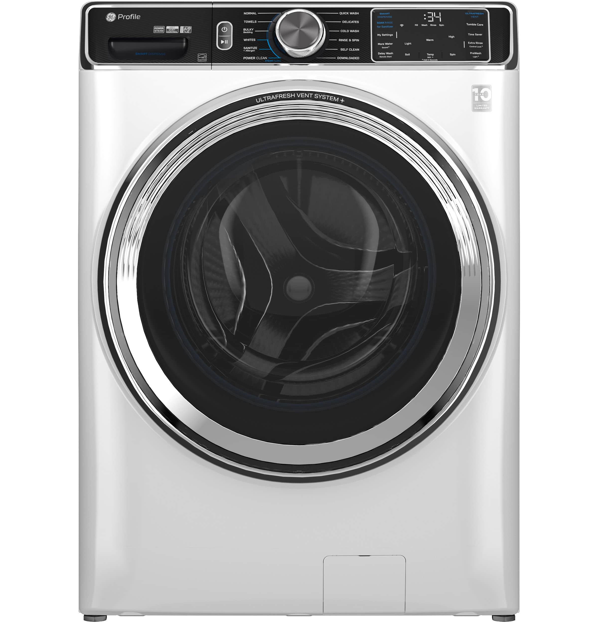 5.3 cu. ft. Capacity Smart Front Load Washer with UltraFresh Vent System+ with OdorBlock