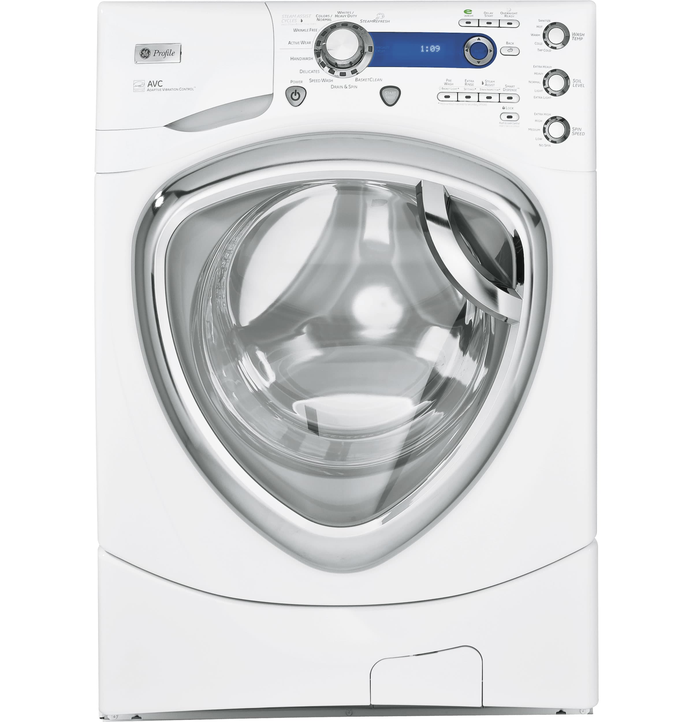 Series 4.3 DOE cu. ft. stainless steel capacity frontload washer with Steam