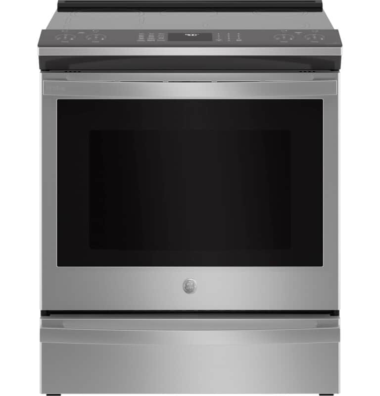 30" Smart Slide-In Fingerprint Resistant Front-Control Induction and Convection Range with No Preheat Air Fry