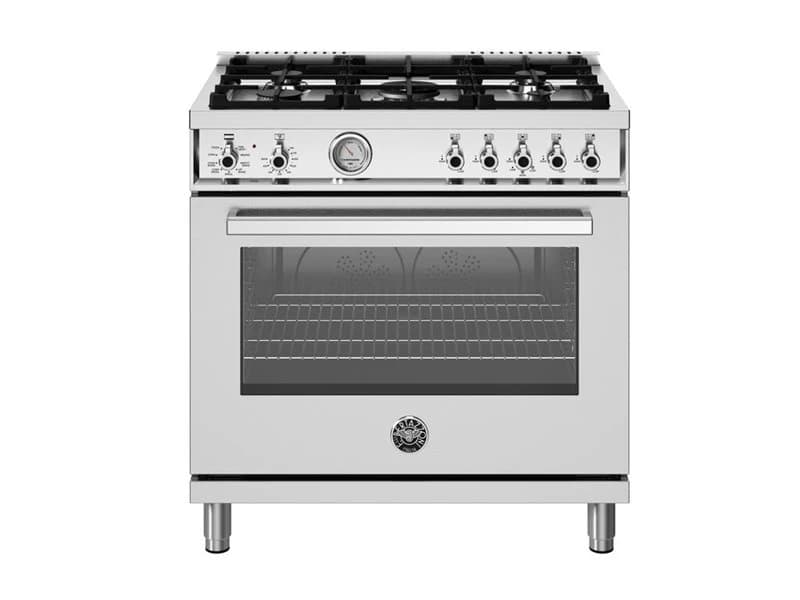36 inch Dual Fuel Range, 5 Burners, Electric Oven