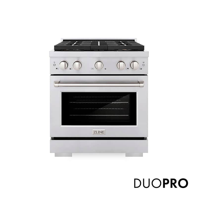 30 In. 4.2 Cu. Ft. Paramount Gas Range With 4 Burner Duopro™ Cooktop And Convection Gas Oven In Stainless Steel