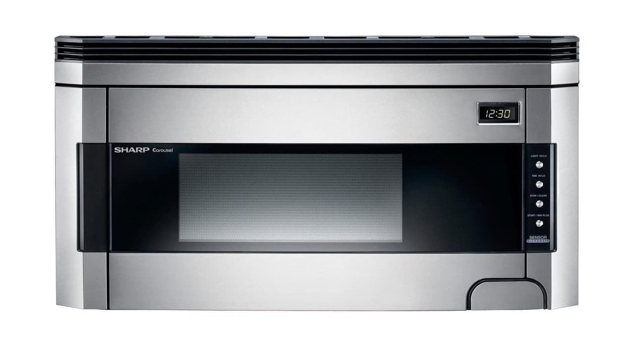 1.5 Cu. Ft. 1000w Stainless Steel Over-the-range Carousel Microwave Oven