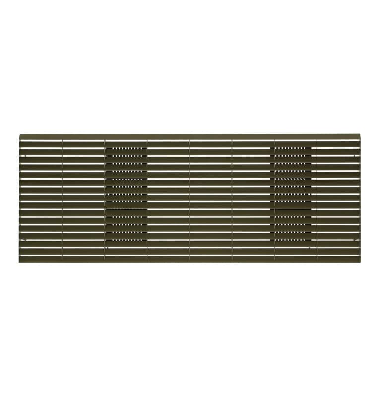 Zoneline architectural rear grille - dark brown