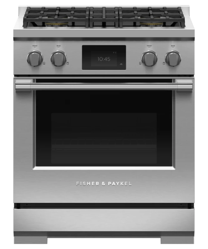 30" Series 9 Professional 4 Burner Dual Fuel Self-Cleaning Range, Natural Gas