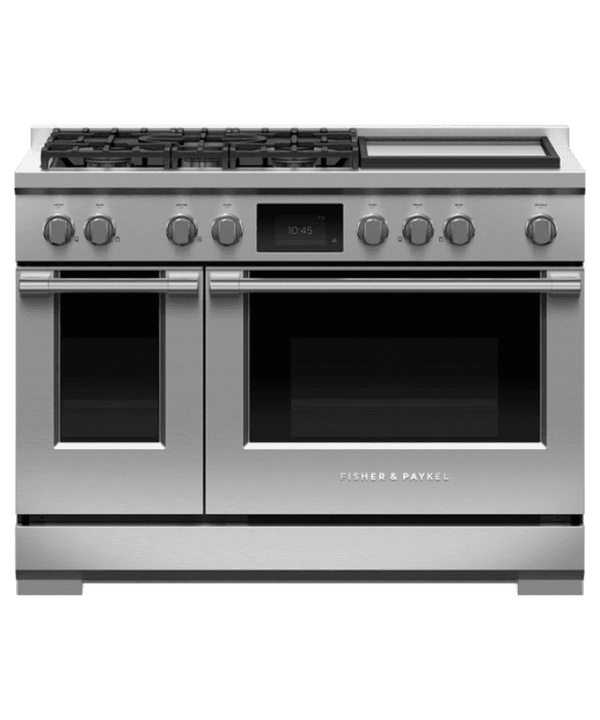 48" Series 9 Professional Dual Fuel 5 Burner with Griddle Self-Cleaning Range, Natural Gas