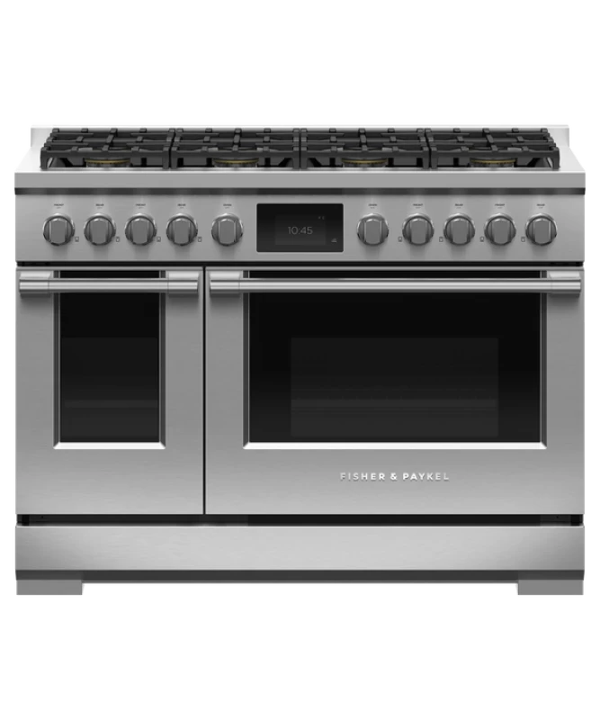 48" Series 9 Professional 8 Burner Dual Fuel Self-Cleaning Range, LPG