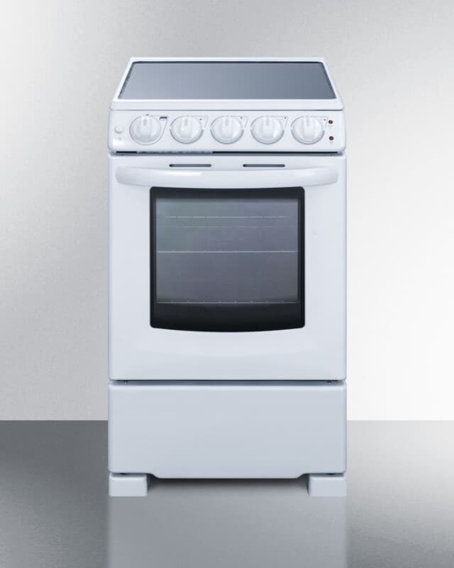 20" Wide Electric Smooth-Top Range