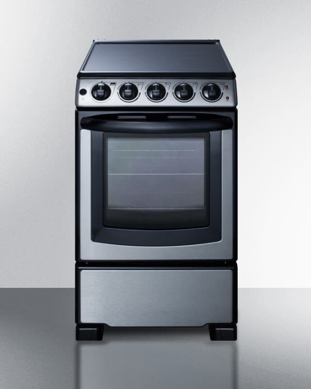 20" Wide Electric Smooth-Top Range