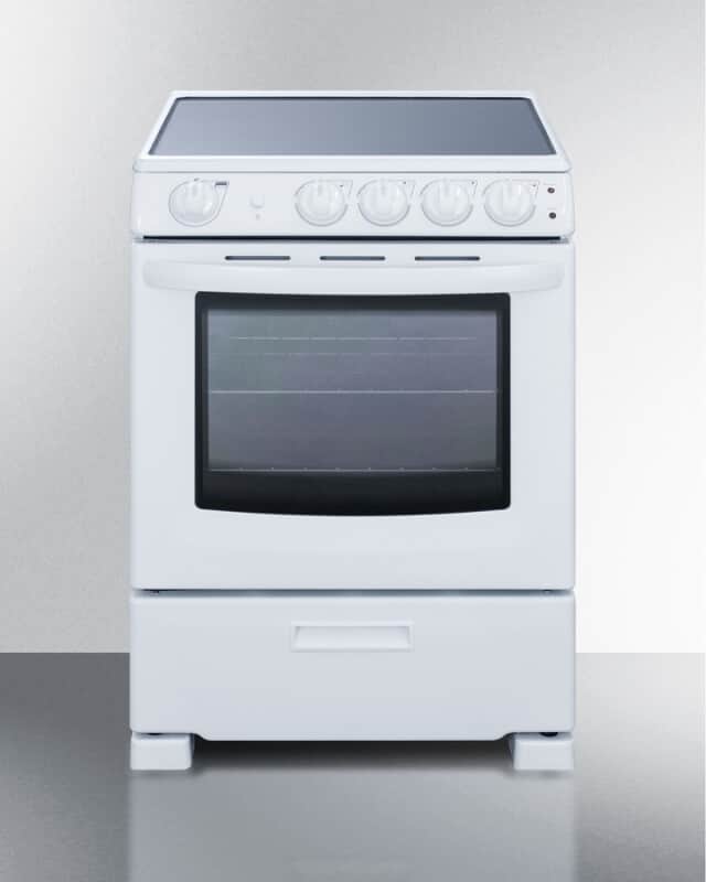 24" Wide Electric Smooth-Top Range
