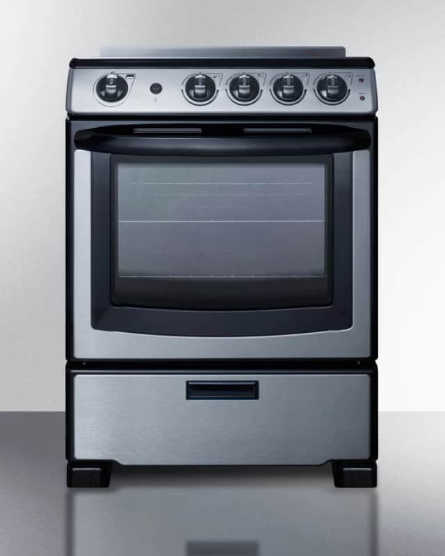 24" Wide Electric Smooth-Top Range