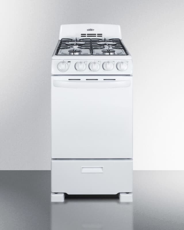 20" Wide Gas Range