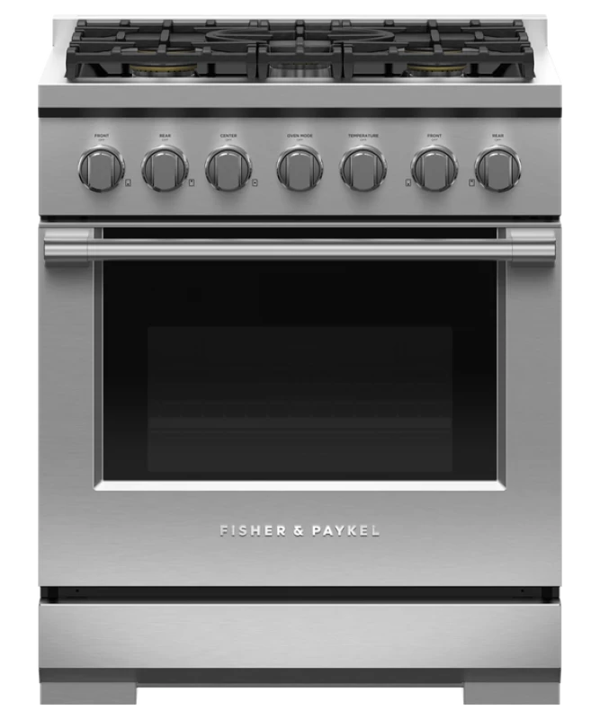 Gas Range, 30", 5 Burners, LPG