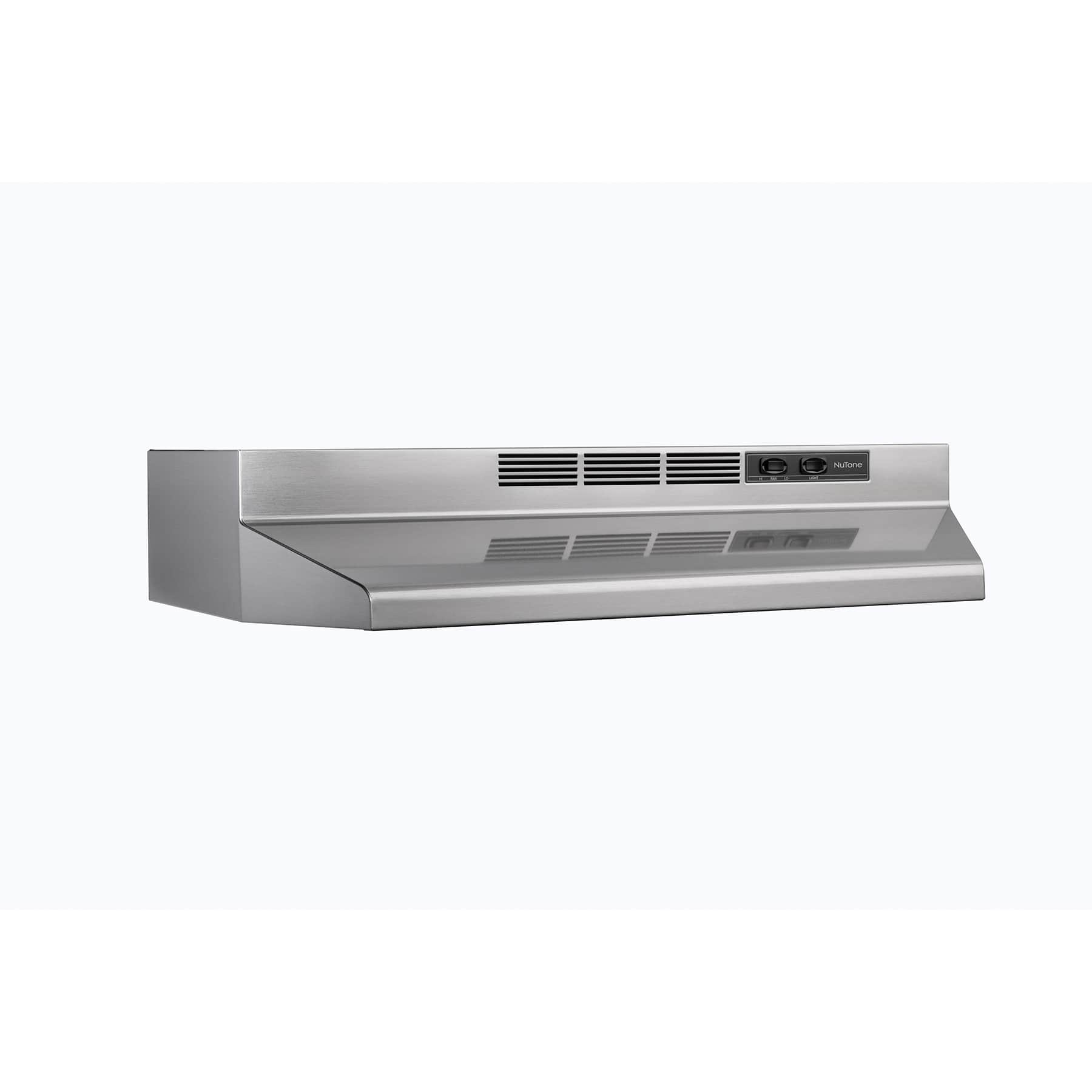30inch Ductless UnderCabinet Range Hood, Stainless Finish with PrintGuard