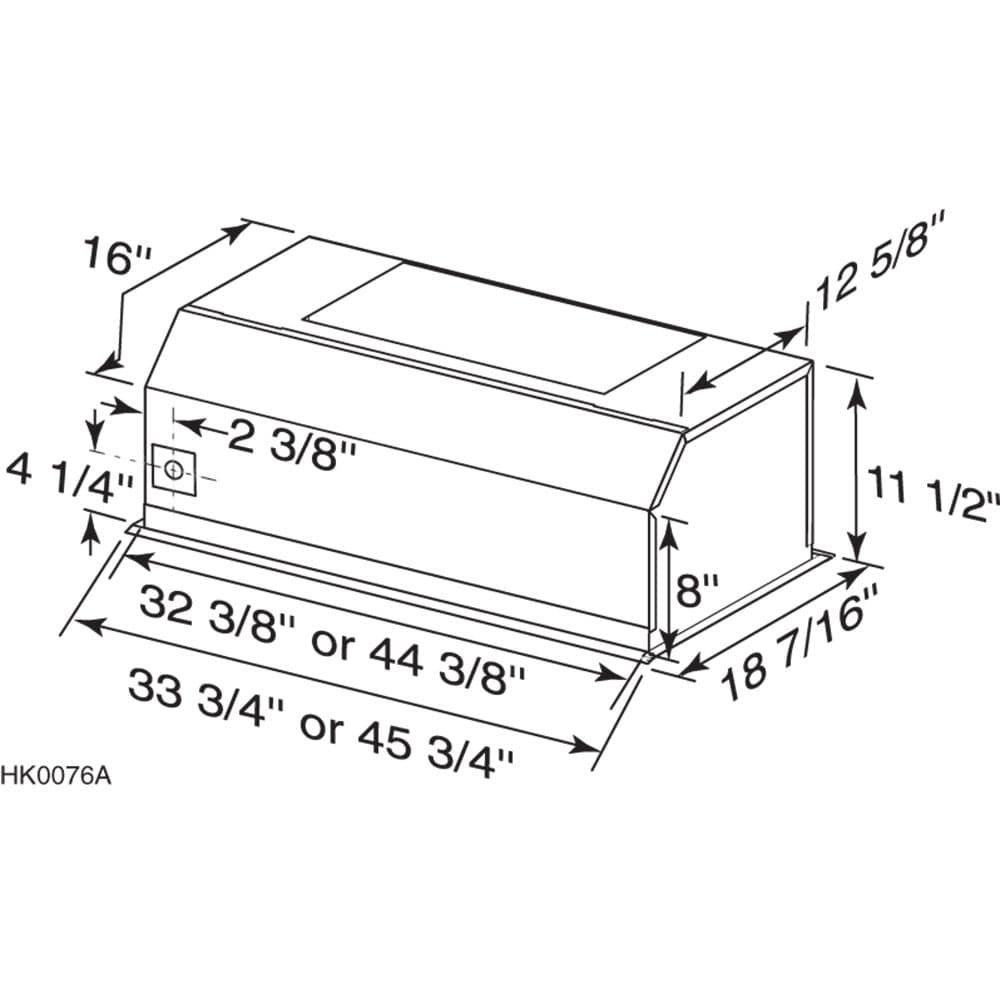 Boan 33-Inch Pro-Style Built-In Range Hood Insert