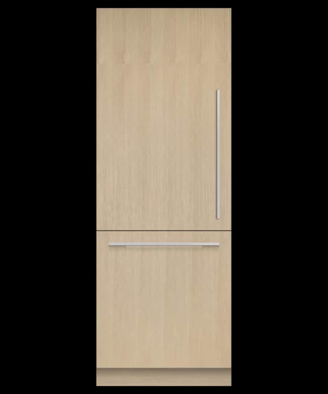 Integrated Refrigerator Freezer, 30", Ice & Water