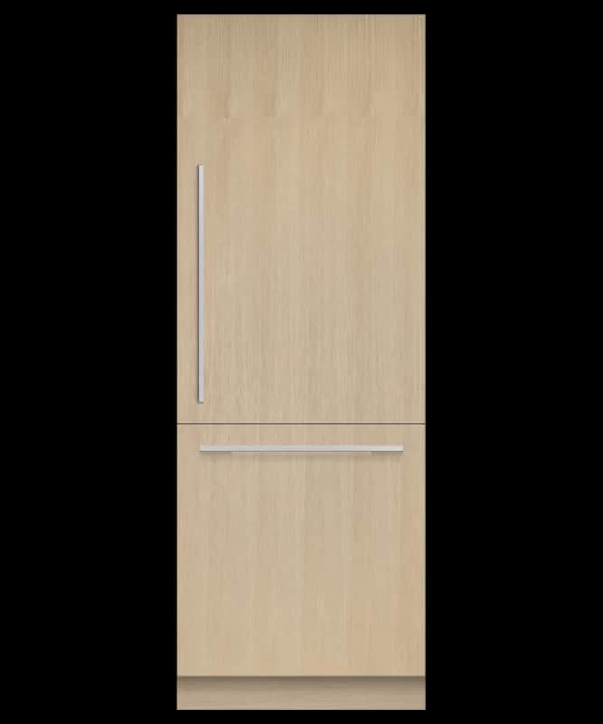 Integrated Refrigerator Freezer, 30", Ice & Water