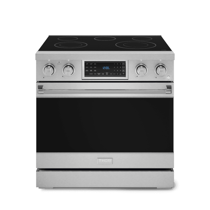 36 Inch Professional Electric Range With Tilt Panel Touch Control In Stainless Steel Gordon Ramsay Series