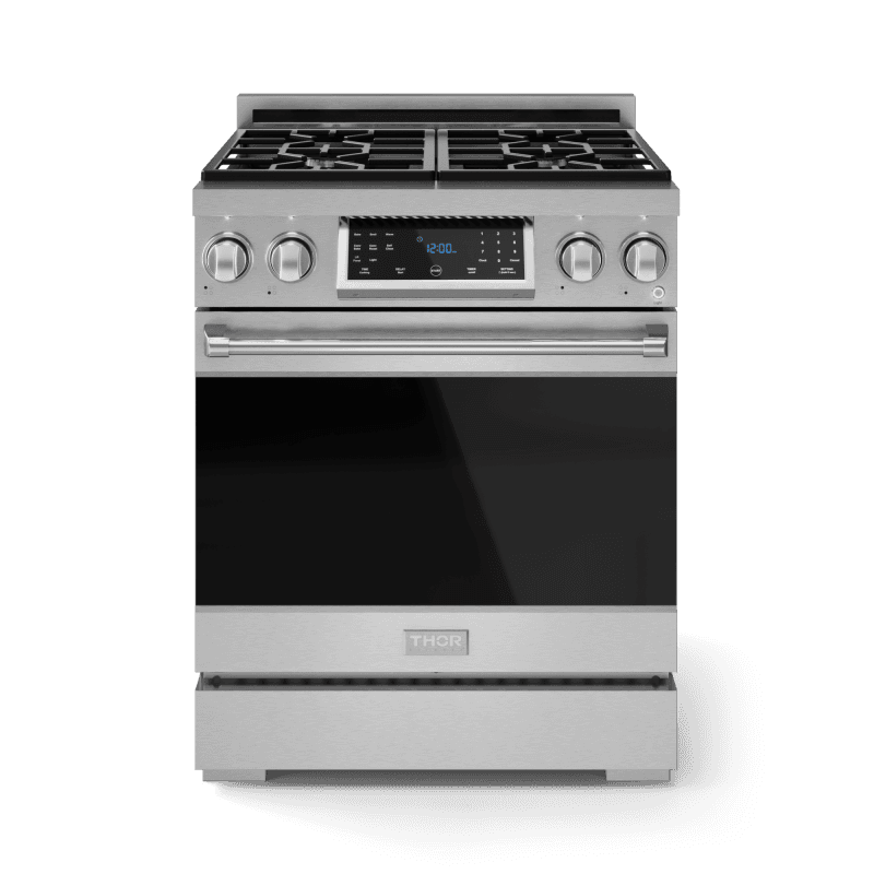 30 Inch Professional Gas Range With Tilt Panel Touch Control In Stainless Steel Gordon Ramsay Series