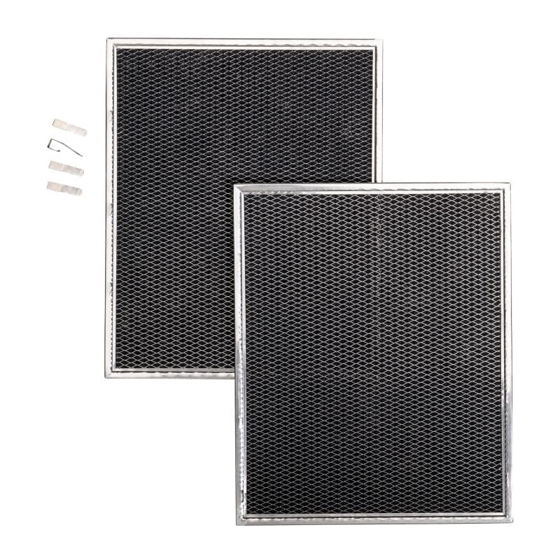 Broan-NuTone Genuine Replacement Charcoal Filter for Range Hoods, 13-5/16" x 10-13/16", Fits Select Models, (2-Pack)