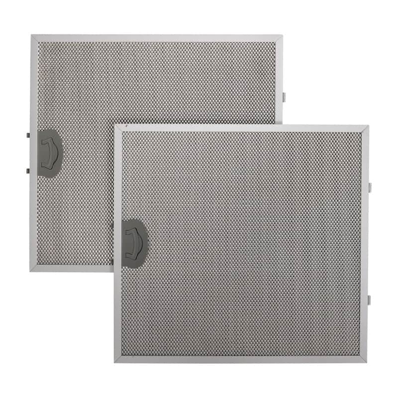 Genuine Replacement Aluminum Filter for Range Hoods, 13-5/16" x 14-3/16", Fits Select Models, (2-Pack)