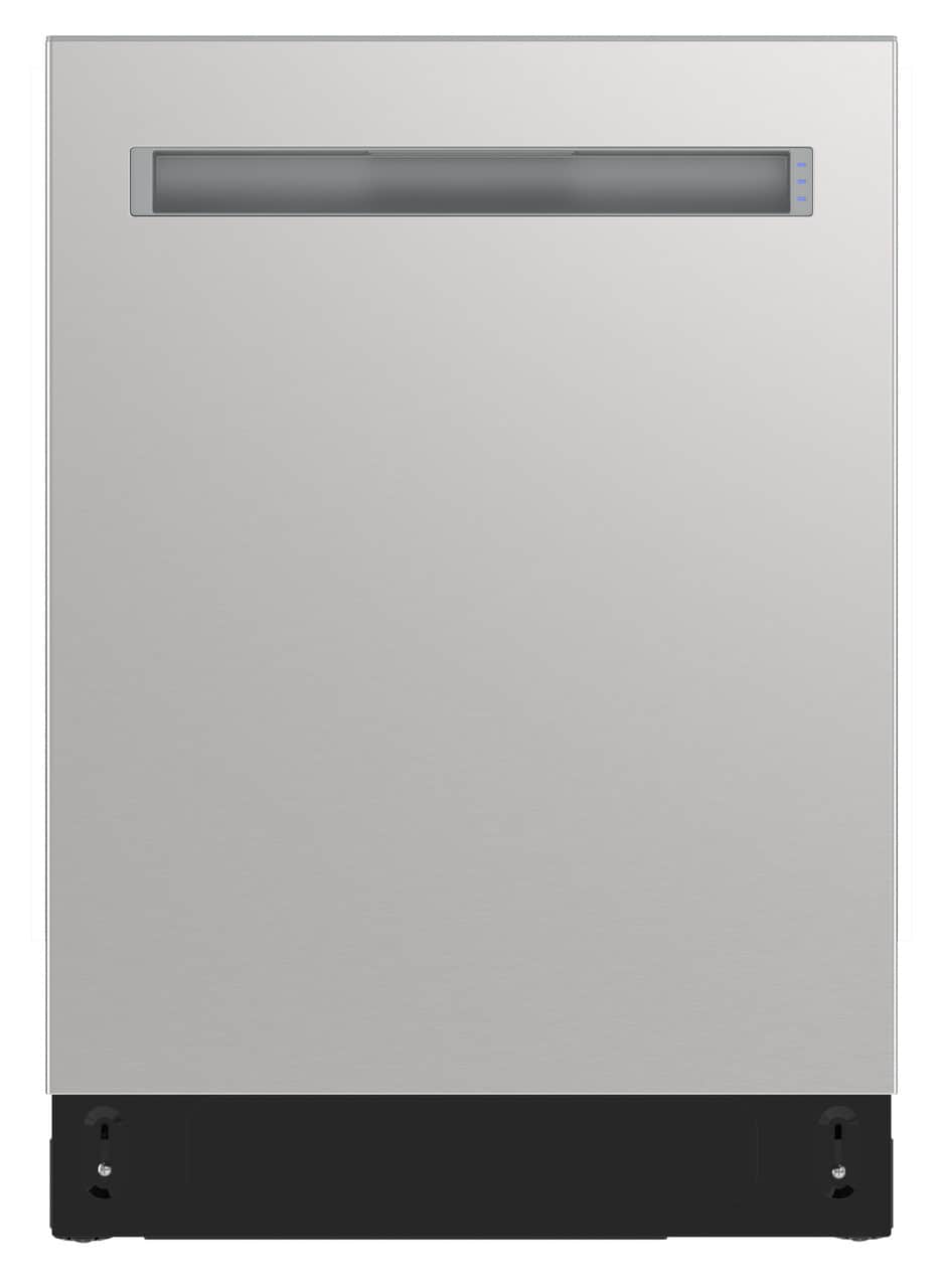 24" Top Control Stainless Steel Pocket Handle 44db Dishwasher With Auto Door Open