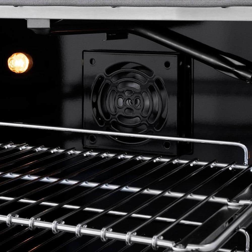 Autograph Edition 48 In. 6.7 Cu. Ft. Paramount Double Oven Gas Range With 8 Burner Cooktop In Stainless Steel With White Matte Doors And Champagne Bronze Accents