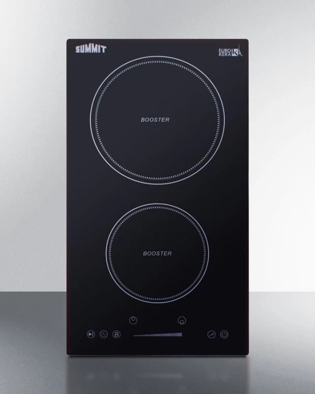 12" Wide 208-240V 2-Zone Induction Cooktop