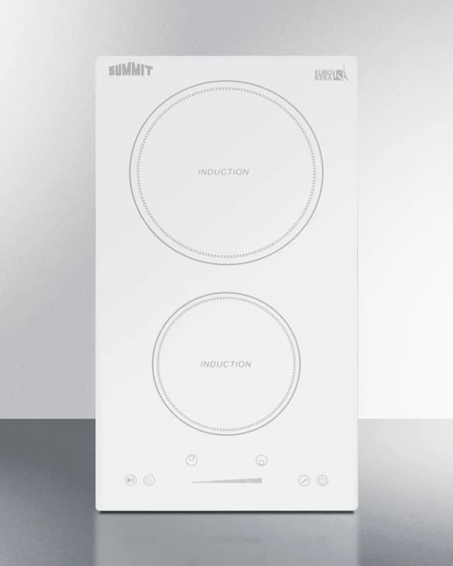 12" Wide 208-240V 2-Zone Induction Cooktop