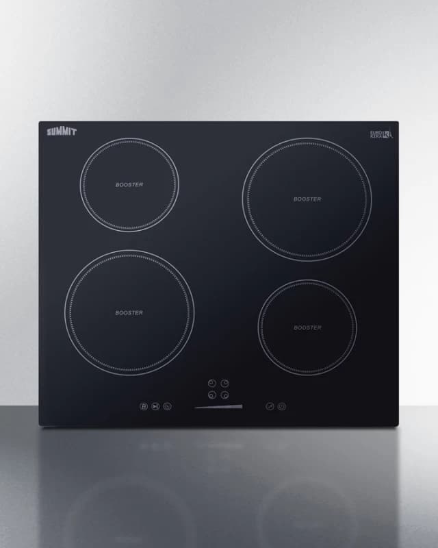 24" Wide 208-240V 4-Zone Induction Cooktop