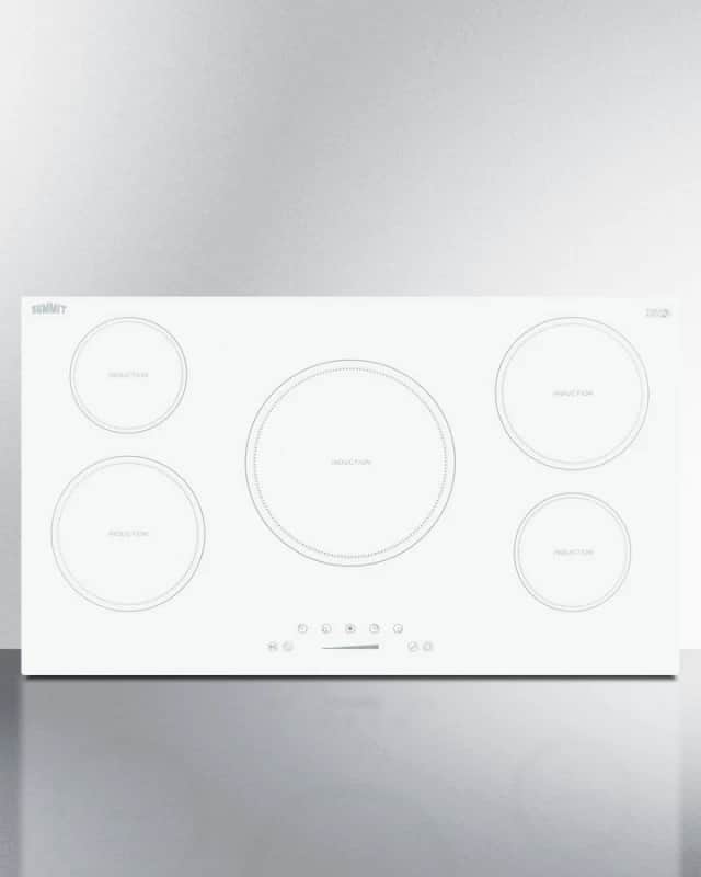 36" Wide 208-240V 5-Zone Induction Cooktop