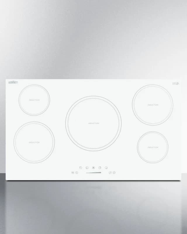 36" Wide 208-240V 5-Zone Induction Cooktop