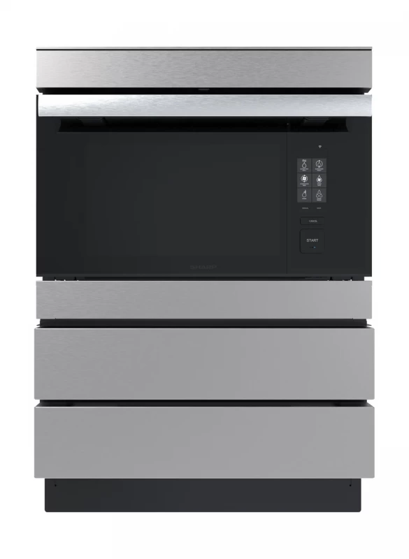 24 In. Under The Counter Convection Microwave Drawer Oven Pedestal